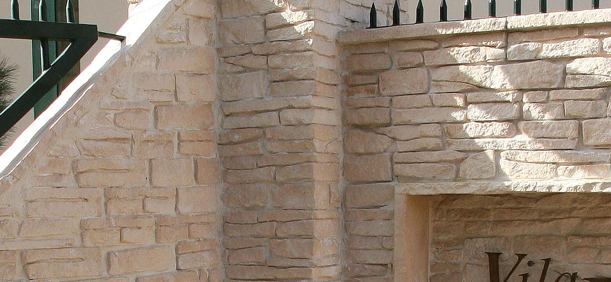 Muros de pedra natural
